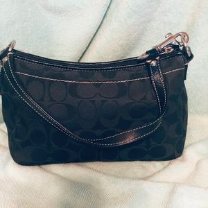 Coach Bags - Coach black signature print mini bag Coach Bags - Coach black signature print mini bag